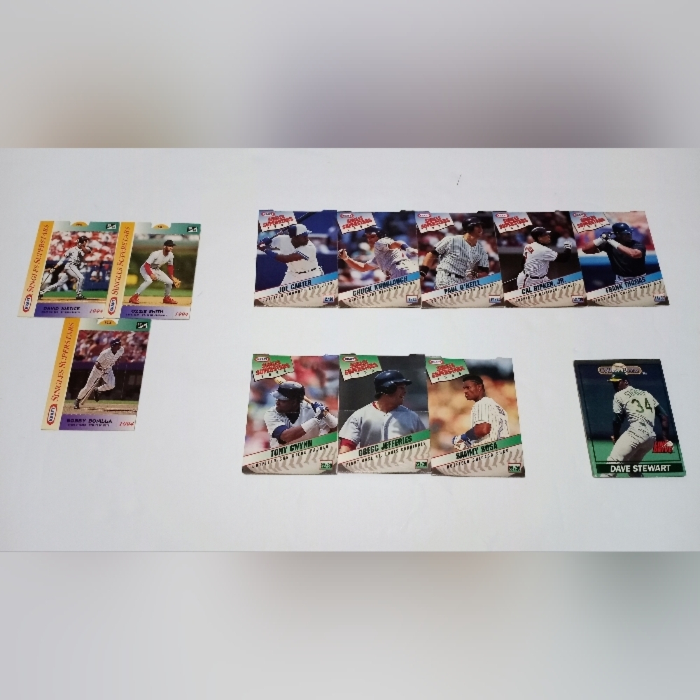 Kraft Singles Superstar Pull Out Pop Up Baseball Cards